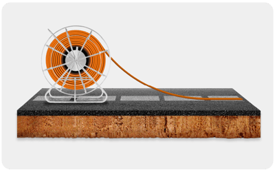 Tendido de fibra óptica